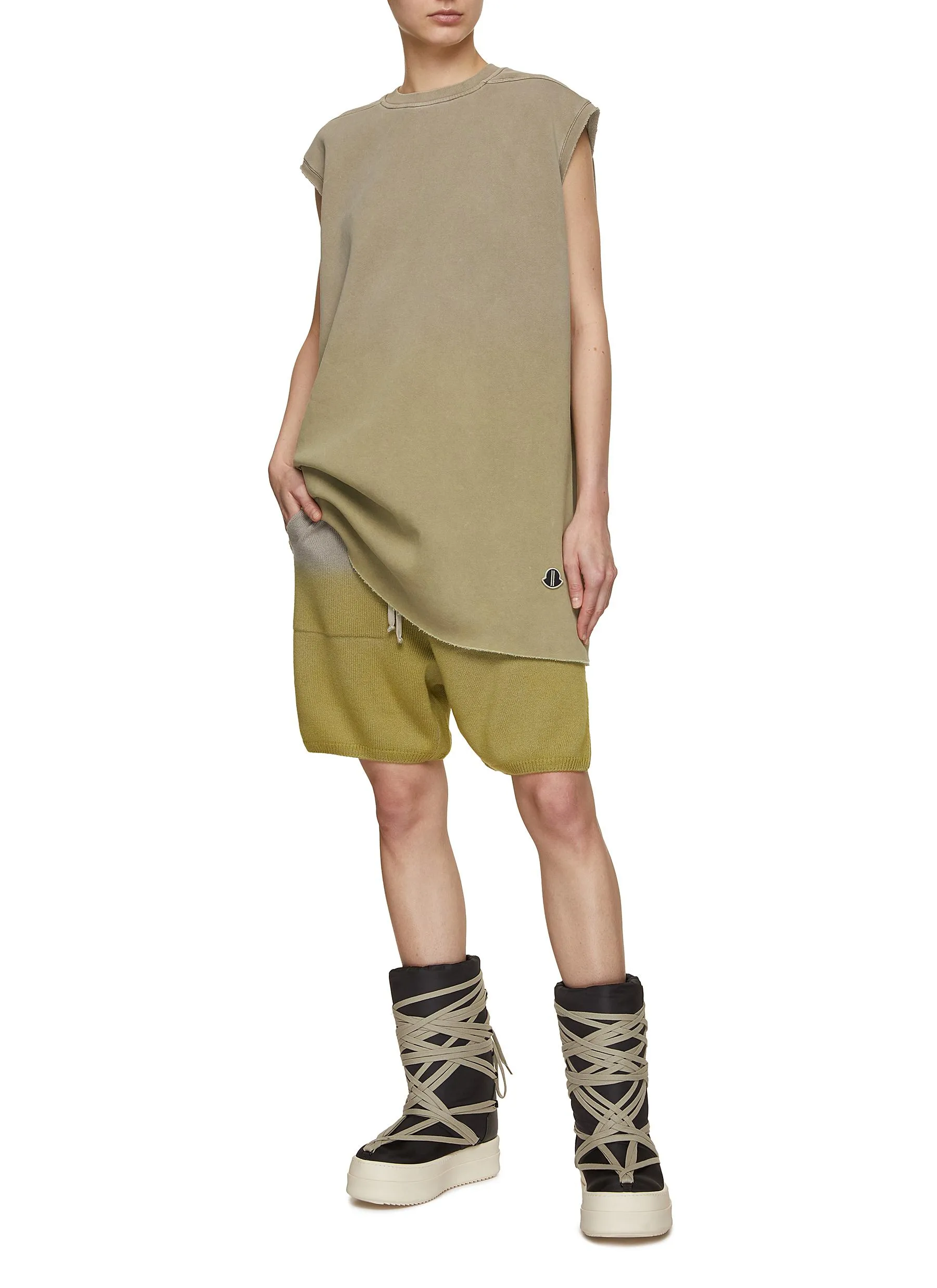 -----------RICK OWENS  ---- ------------ ----x Moncler Tarp Tank Top --