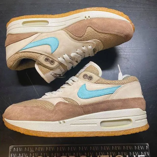 2004 nike air max 1 premium crepe birch blue