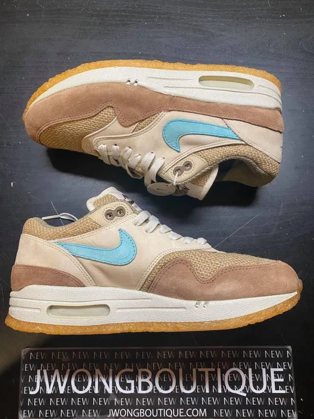 2004 nike air max 1 premium crepe birch blue