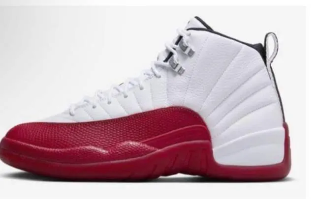 2023 nike air jordan 12 retro cherry white black varsity red