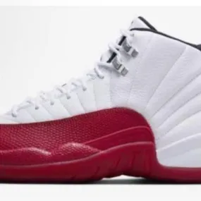 2023 nike air jordan 12 retro cherry white black varsity red