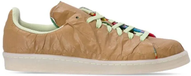 Adidas Campus 80 Crop leather sneakers Brown