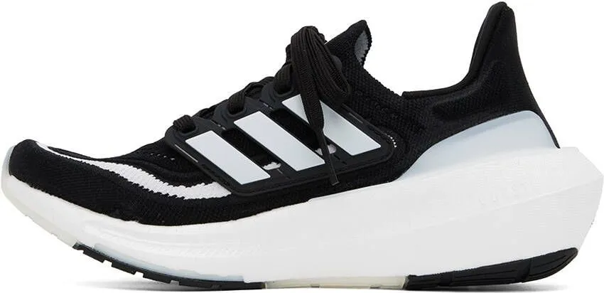 Adidas Originals Black & White Ultraboost Light Sneakers