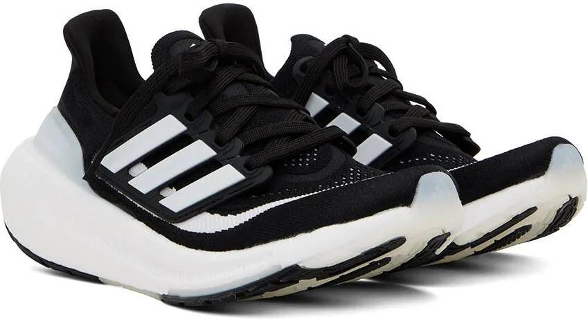 Adidas Originals Black & White Ultraboost Light Sneakers