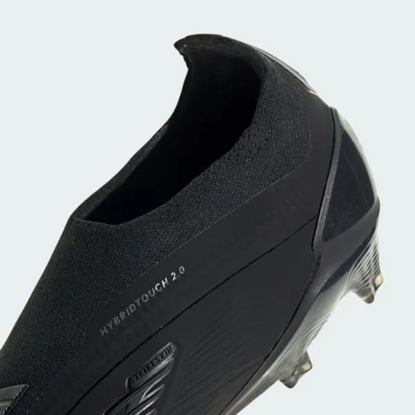 adidas Predator Elite Laceless FG Soccer Cleats | Base Black Pack