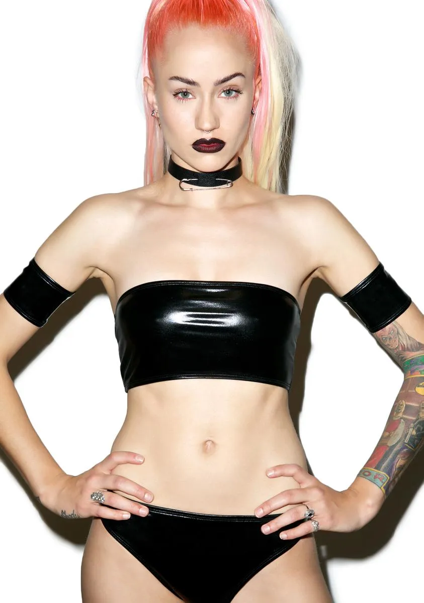 Alaska Bandeau Latex Bikini Top-