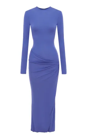 Alex Perry Wrap-Front Draped Jersey Midi Dress