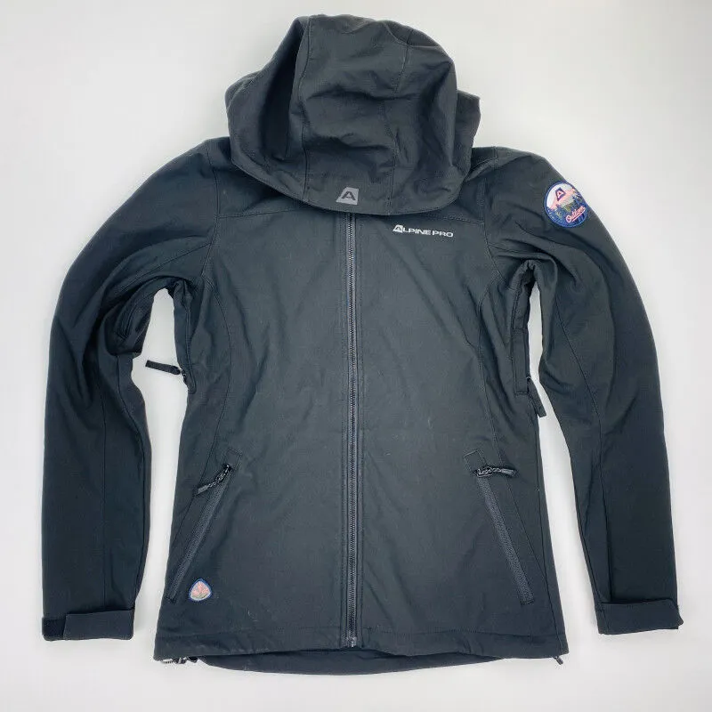 Alpine Pro Nootka 8 - Second Hand Softshell jacket - Women's - Black - S | Hardloop