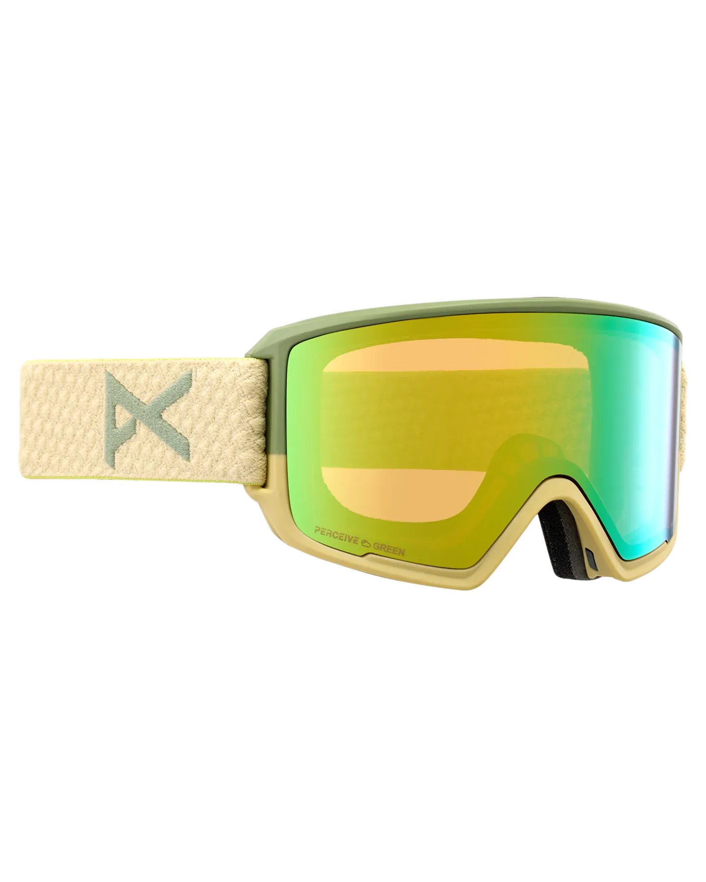 Anon M3 Snow Goggles + Bonus Lens + Mfi Face Mask - Mushroom/Perceive Variable Green Lens