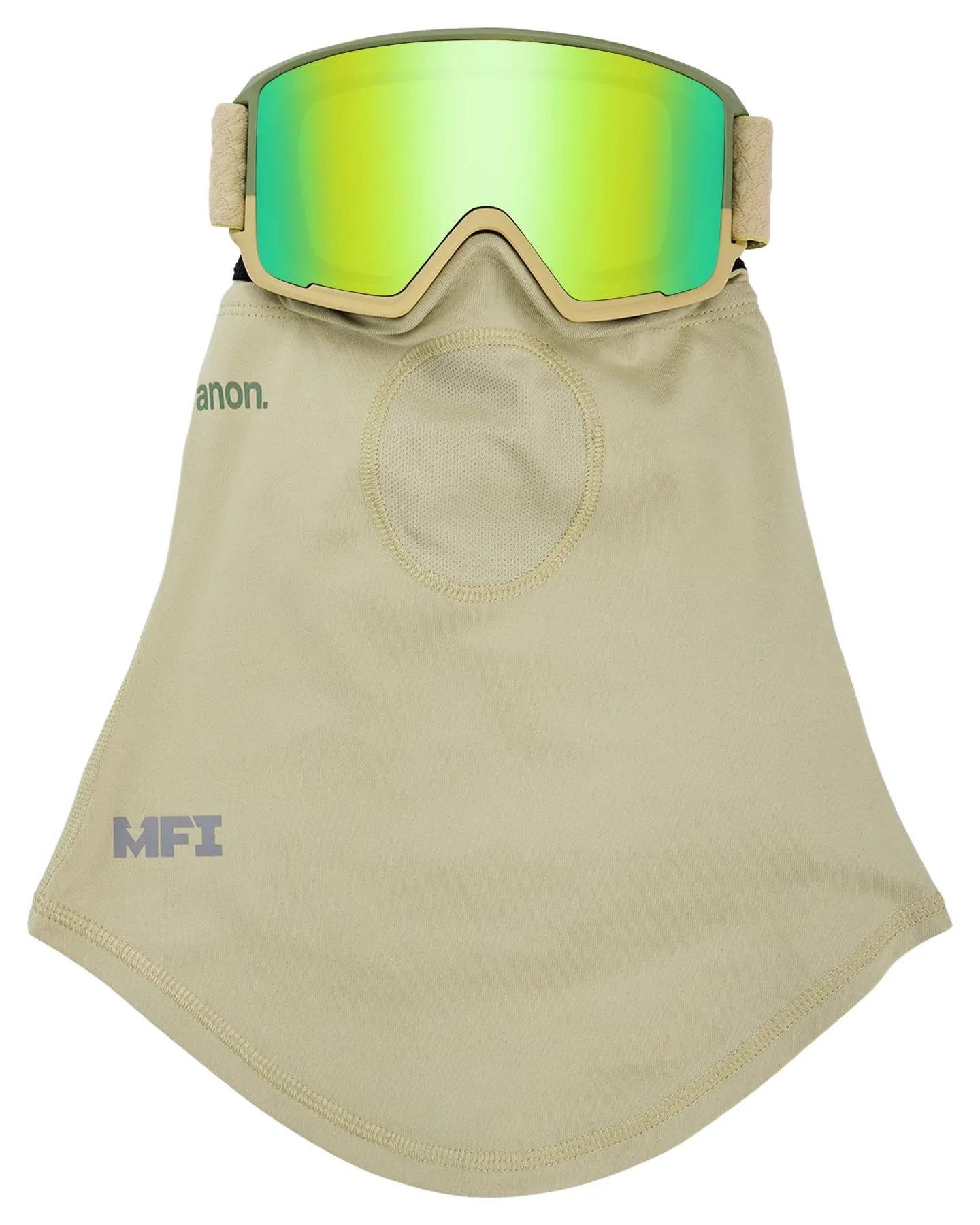 Anon M3 Snow Goggles + Bonus Lens + Mfi Face Mask - Mushroom/Perceive Variable Green Lens