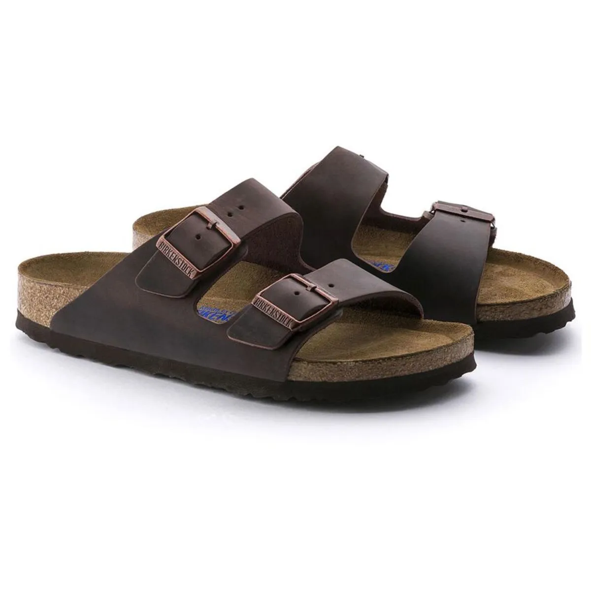 Arizona Suede Soft Footbed Narrow sandals - Habana