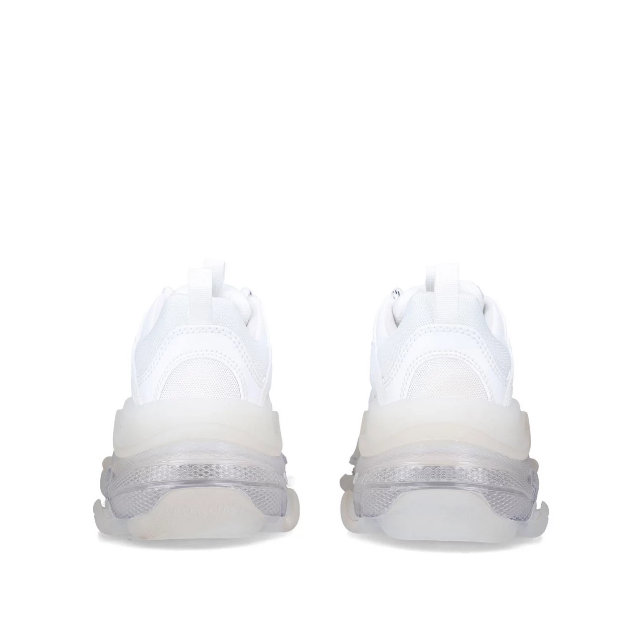 BALENCIAGA Triple S Clear Sole Trainers - White