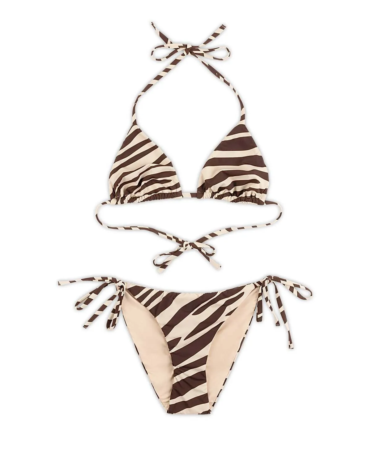 Bella Bikini Top - Zebra