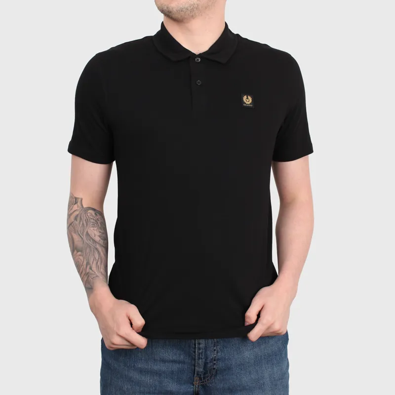 Belstaff Black Monitor Polo Shirt