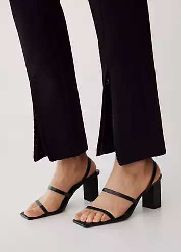 Black Trini Sandals by Mango | Look Again