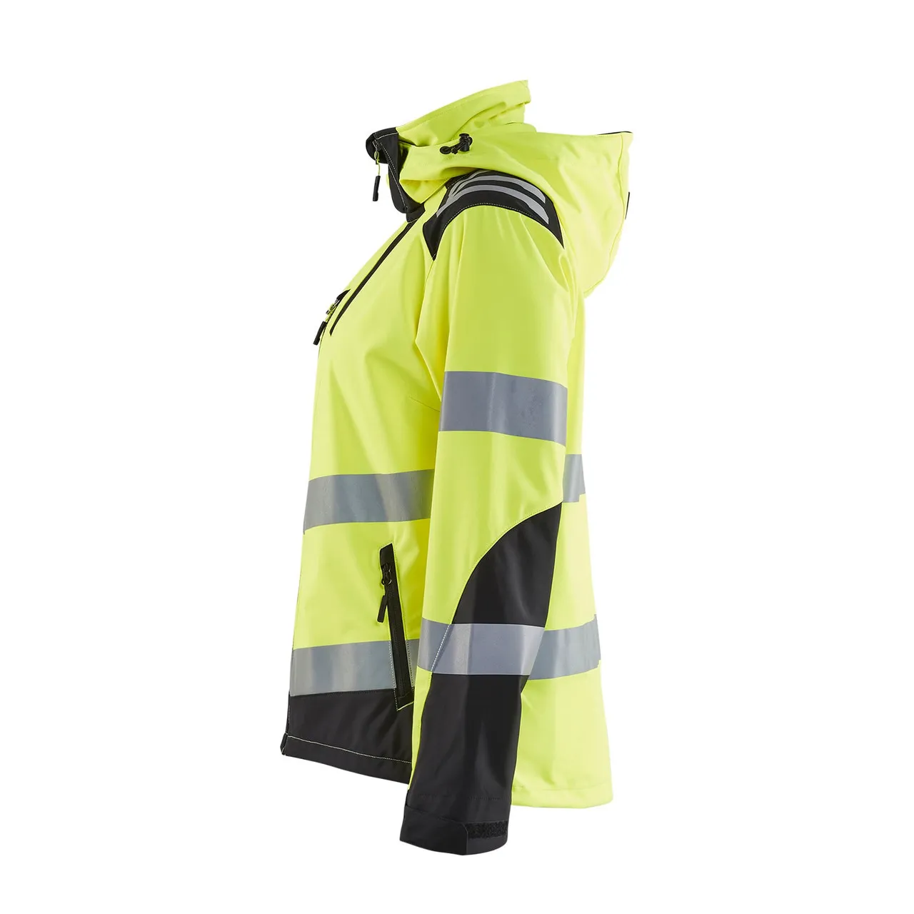 Blaklader Class 2 Hi Vis Yellow Softshell Jacket Women's 477725133399