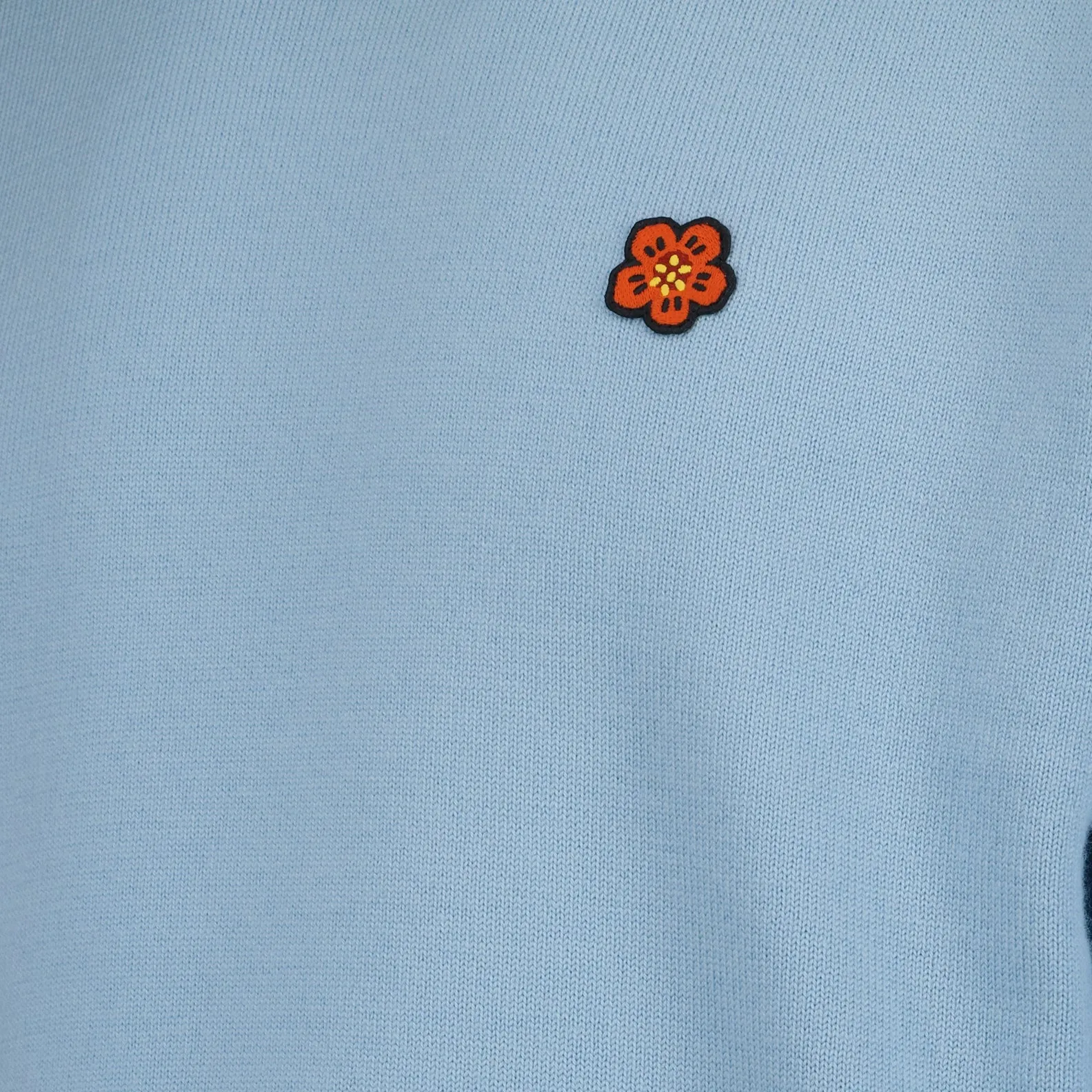 Blue Boke Flower Pullover