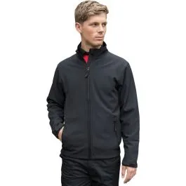 Brookes Mens Pro 2 Layer Workwear Softshell Jacket