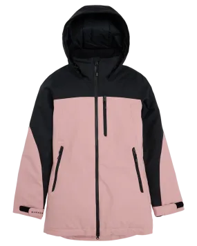 Burton Women's Lelah 2L Snow Jacket - True Black/Powder Blush