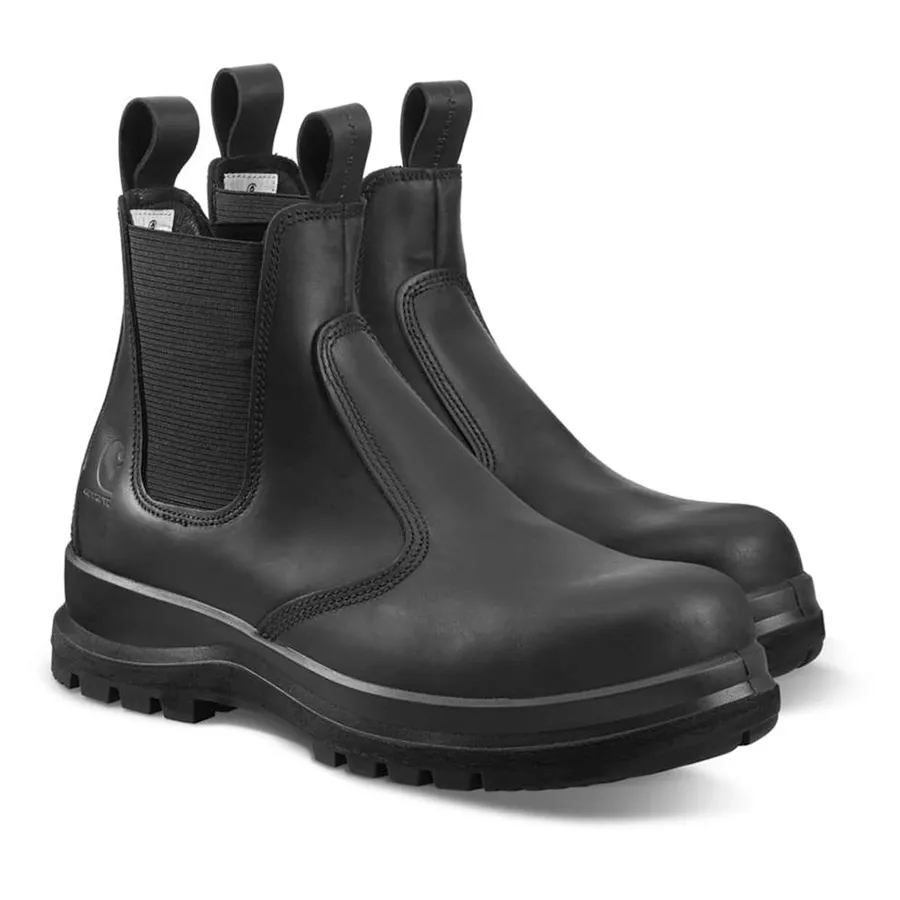 Carter Rugged Flex S3 Chelsea Safety Boot - Black, Size 39