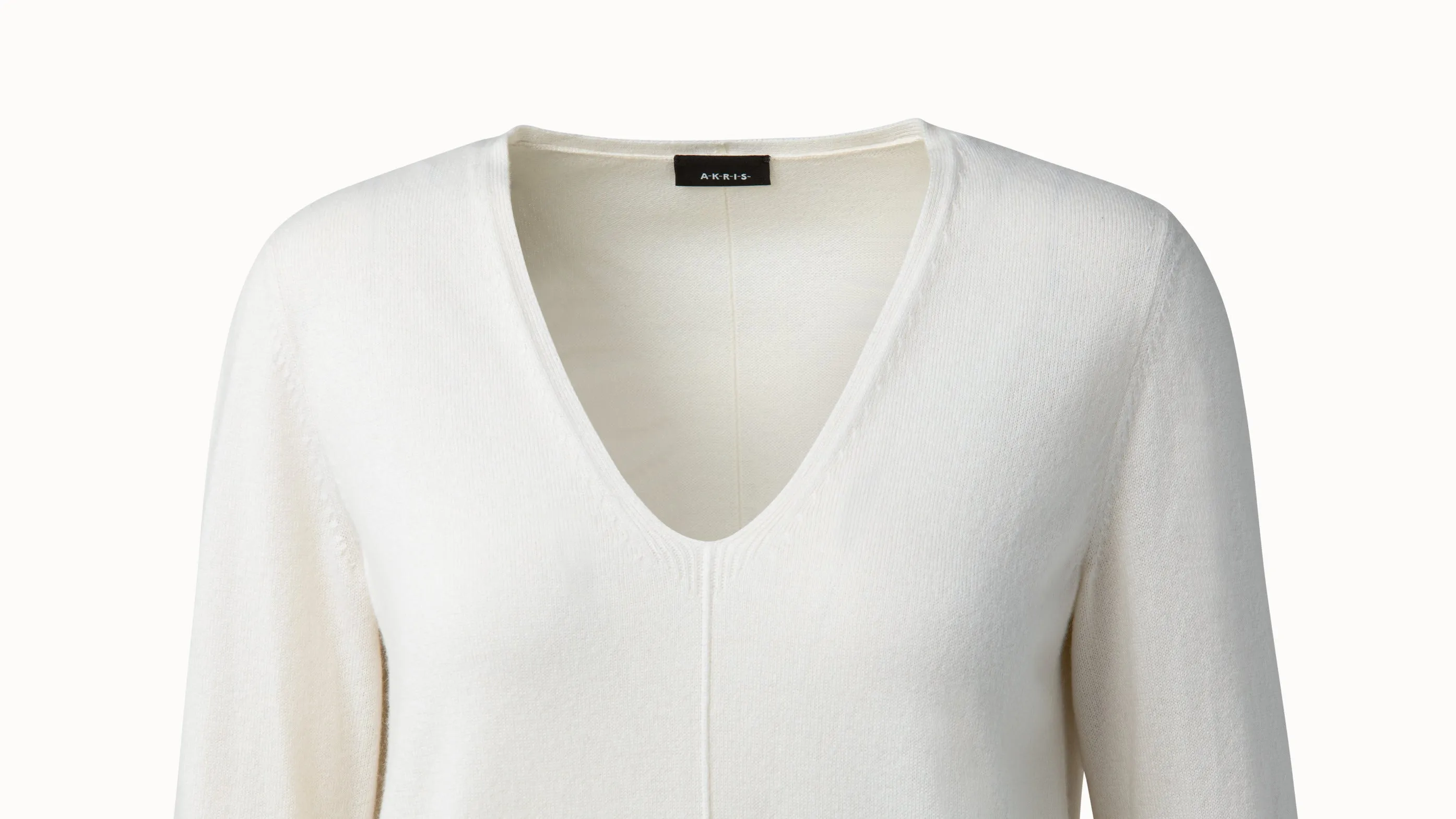 Cashmere V-Neck Knit Pullover