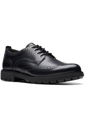 Clarks Batcombe Far in Black Leather