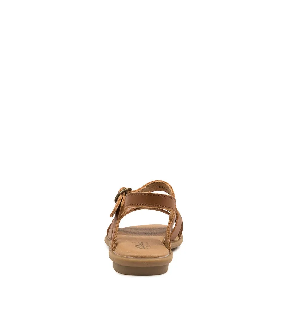 CLARKS Helena Jnr Tan