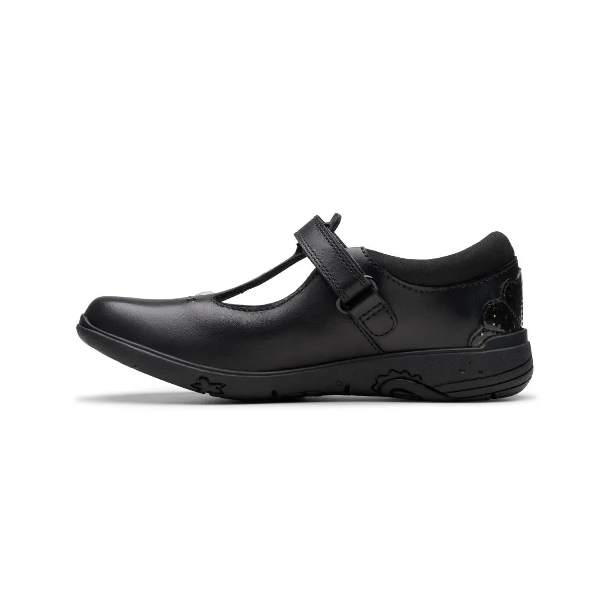 Clarks - Relda Gem T Bar 261783166f - F Fit (black Leather)