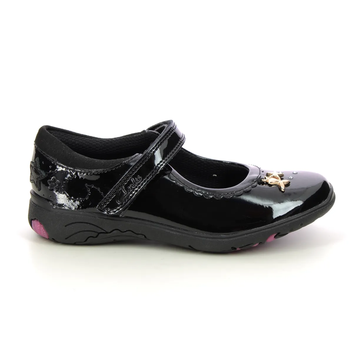 Clarks - Relda Sea K Mary Jane 261722417g - G Fit (black Patent)