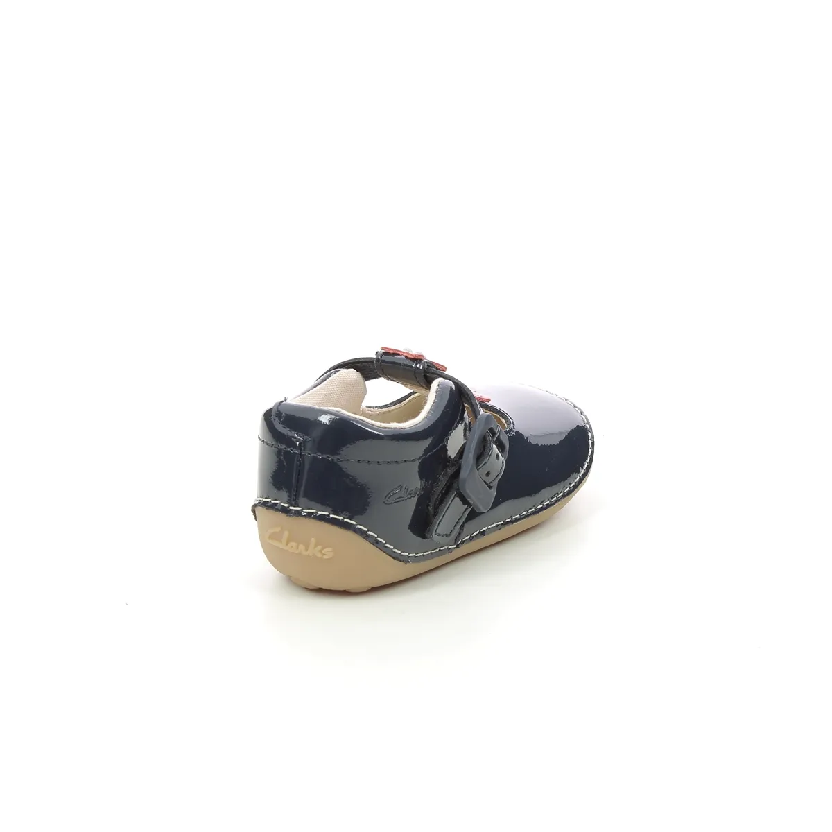 Clarks - Tiny Flower T 261625777g - G Fit (navy Patent)