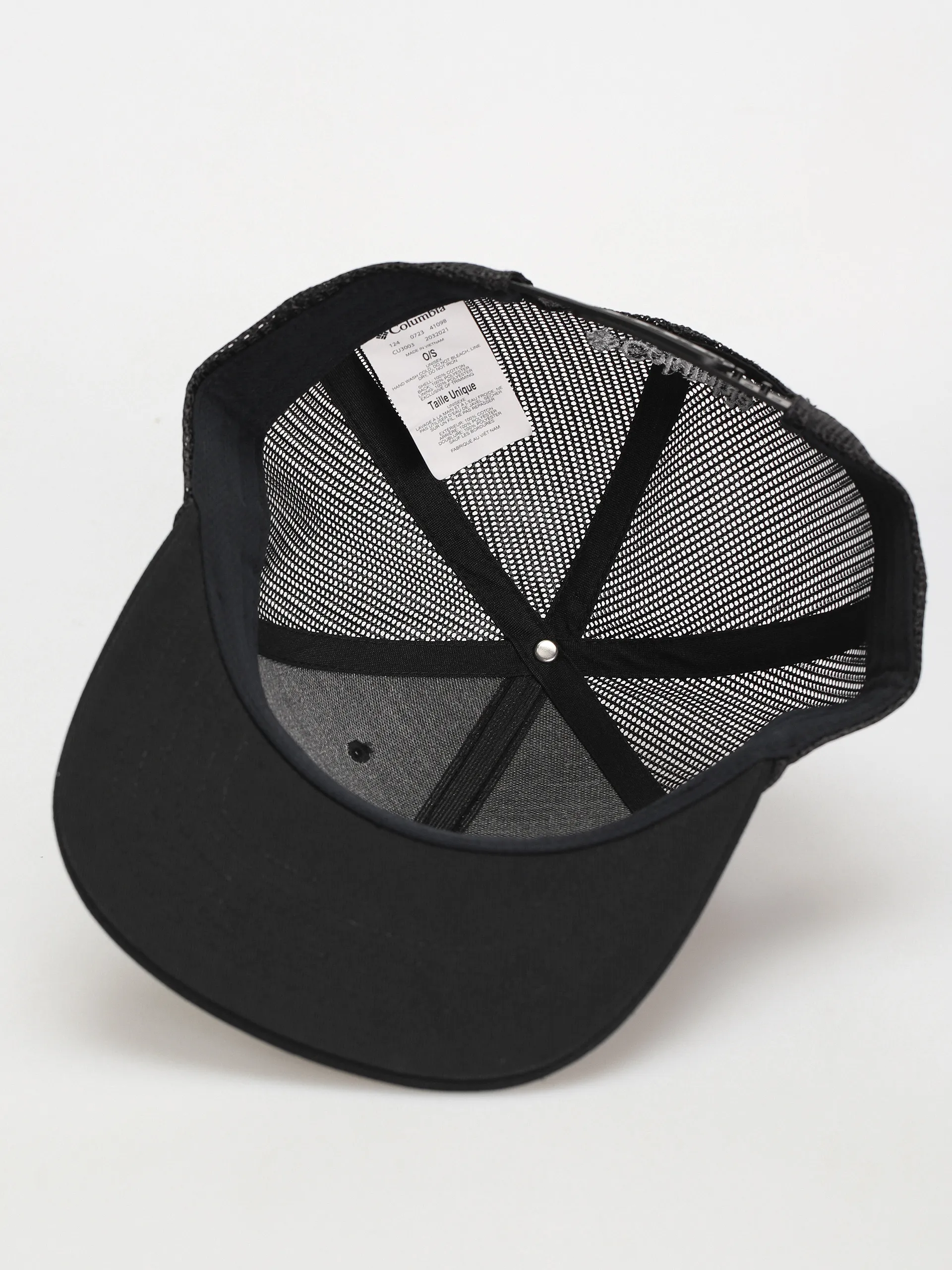 Columbia Flat Brim Snap Back Cap (black/landroamer)