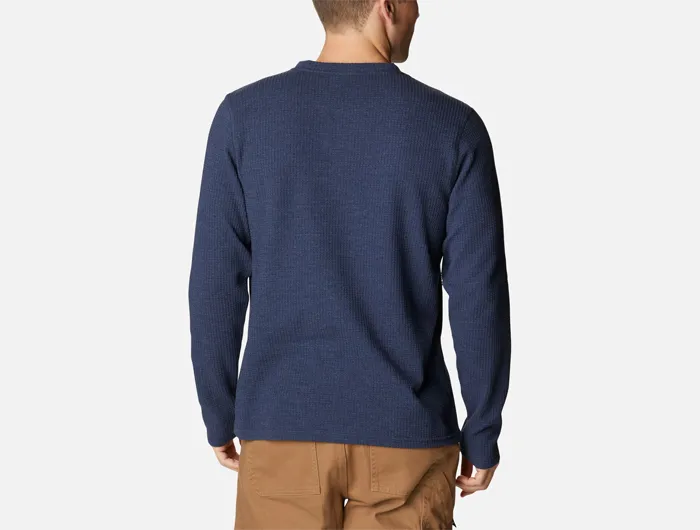 Columbia Men's Pine Peak II Waffle Long Sleeve Crew - FINAL SALE