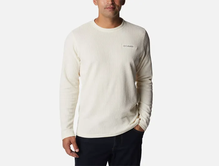 Columbia Men's Pine Peak II Waffle Long Sleeve Crew - FINAL SALE