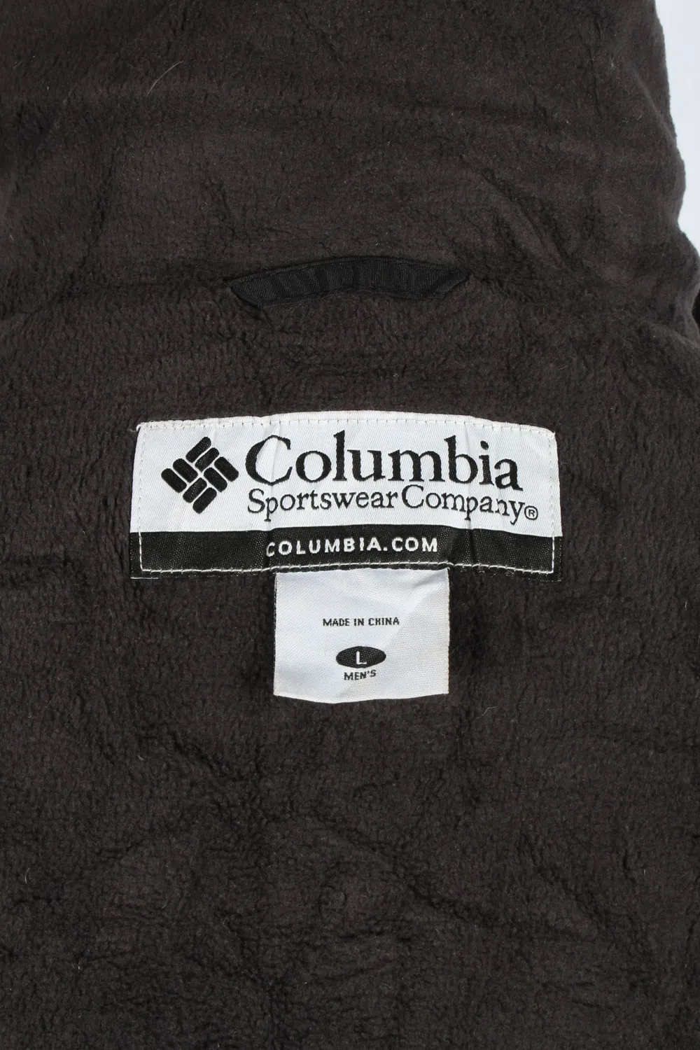 Columbia Men’s Waterproof Jacket Polar Lined Vintage Size L Black C2855 - Pepper Tree London