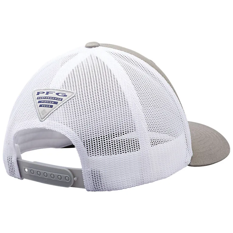 Columbia PFG Mesh Snap Back Fish Flag Ball Cap