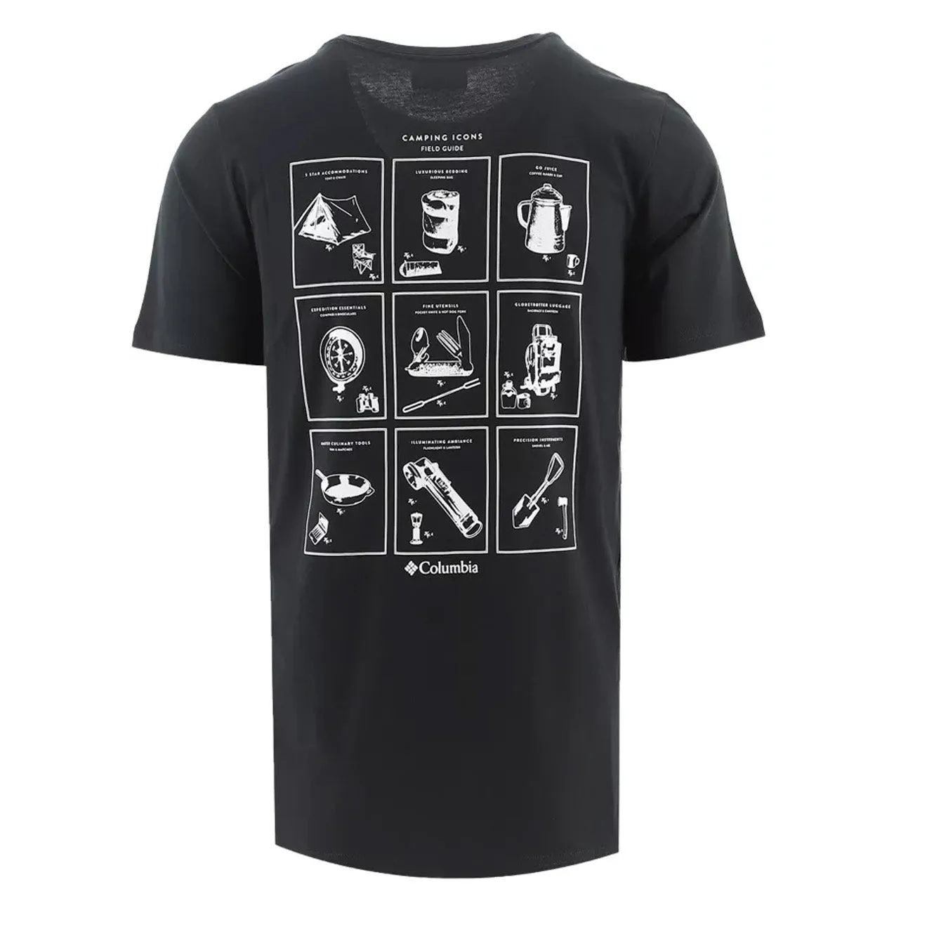 Columbia Rapid Ridge Back Graphic Tee II Black / Campsite