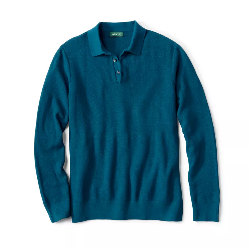 Cotton Cashmere Polo Shirt