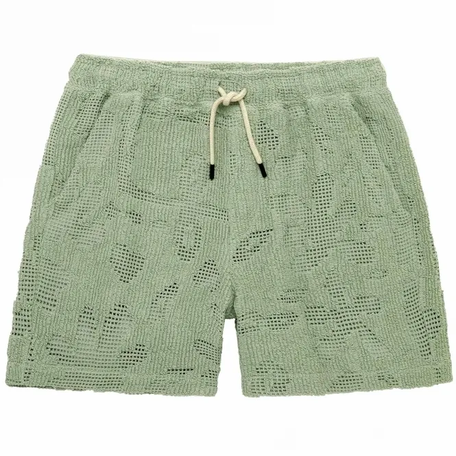 Crochet Shorts - Galbanum 