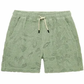 Crochet Shorts - Galbanum 