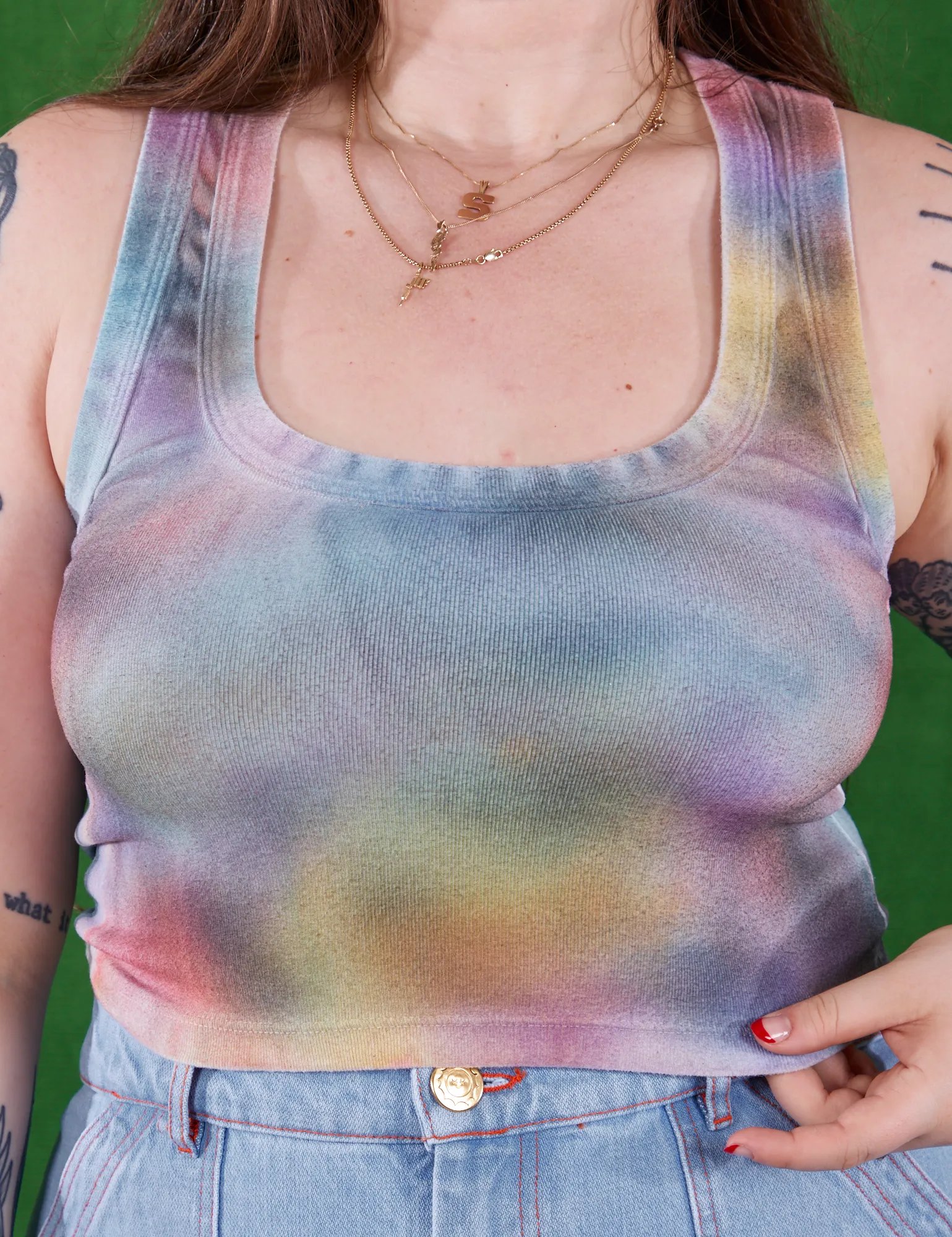 Cropped Tank - Airbrush Palette