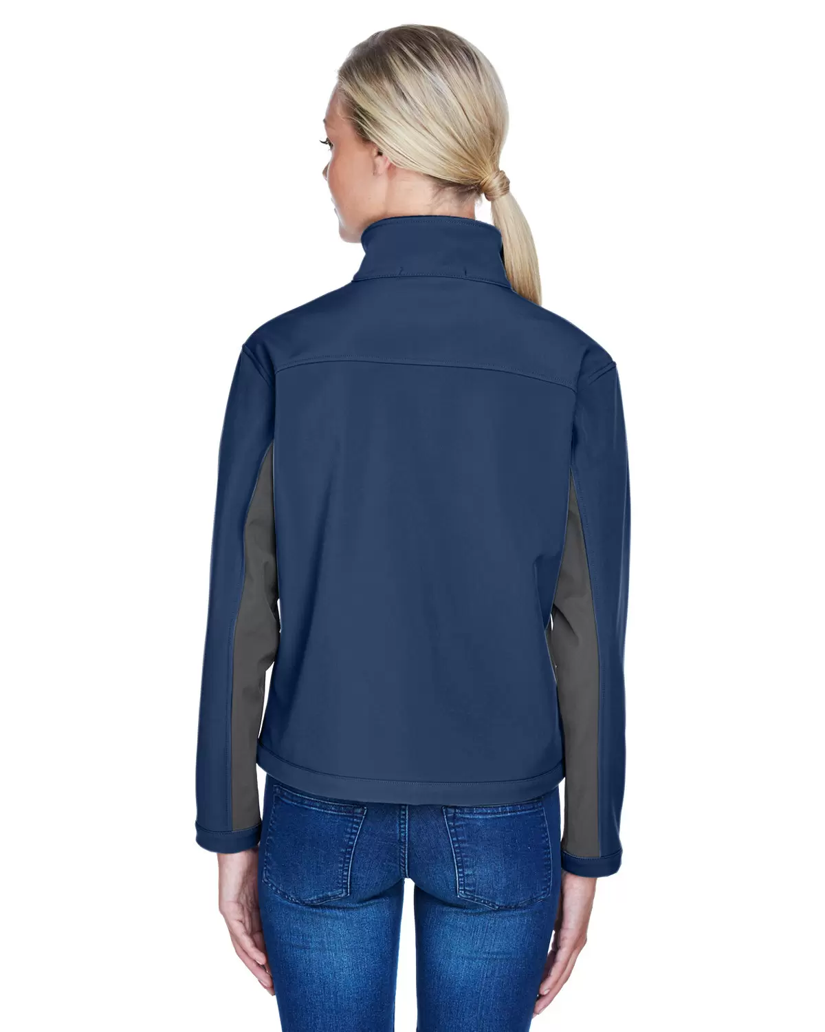 D997W Devon & Jones Ladies' Soft Shell Colorblock Jacket SKU: D997W