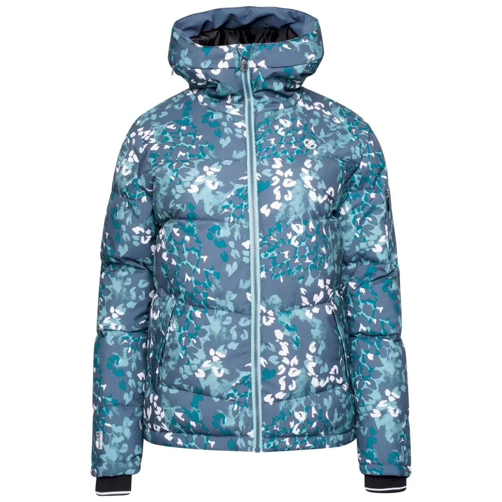 Dare 2B - Womens/Ladies Verdict Animal Print Insulated Hooded Ski Jacket