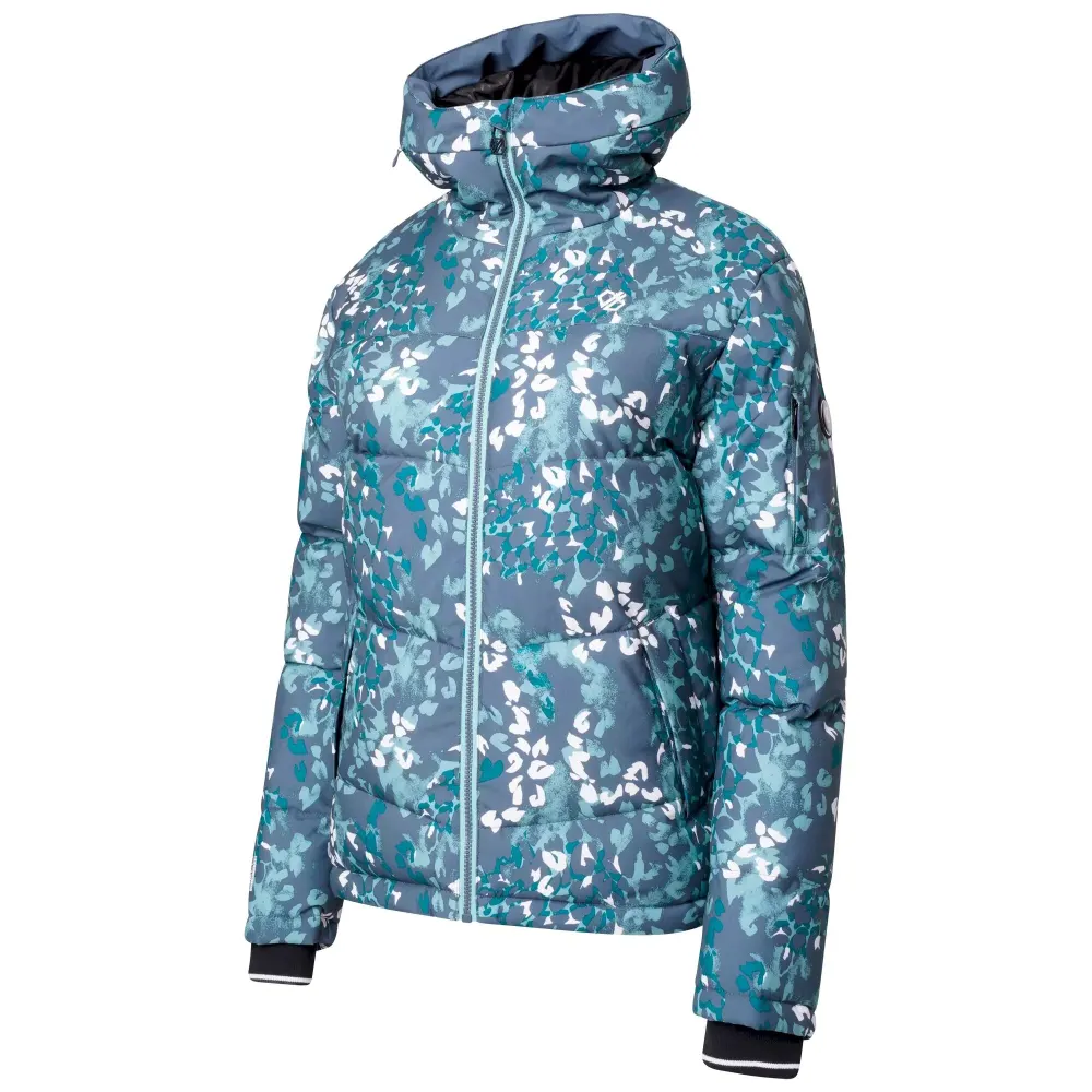 Dare 2B - Womens/Ladies Verdict Animal Print Insulated Hooded Ski Jacket