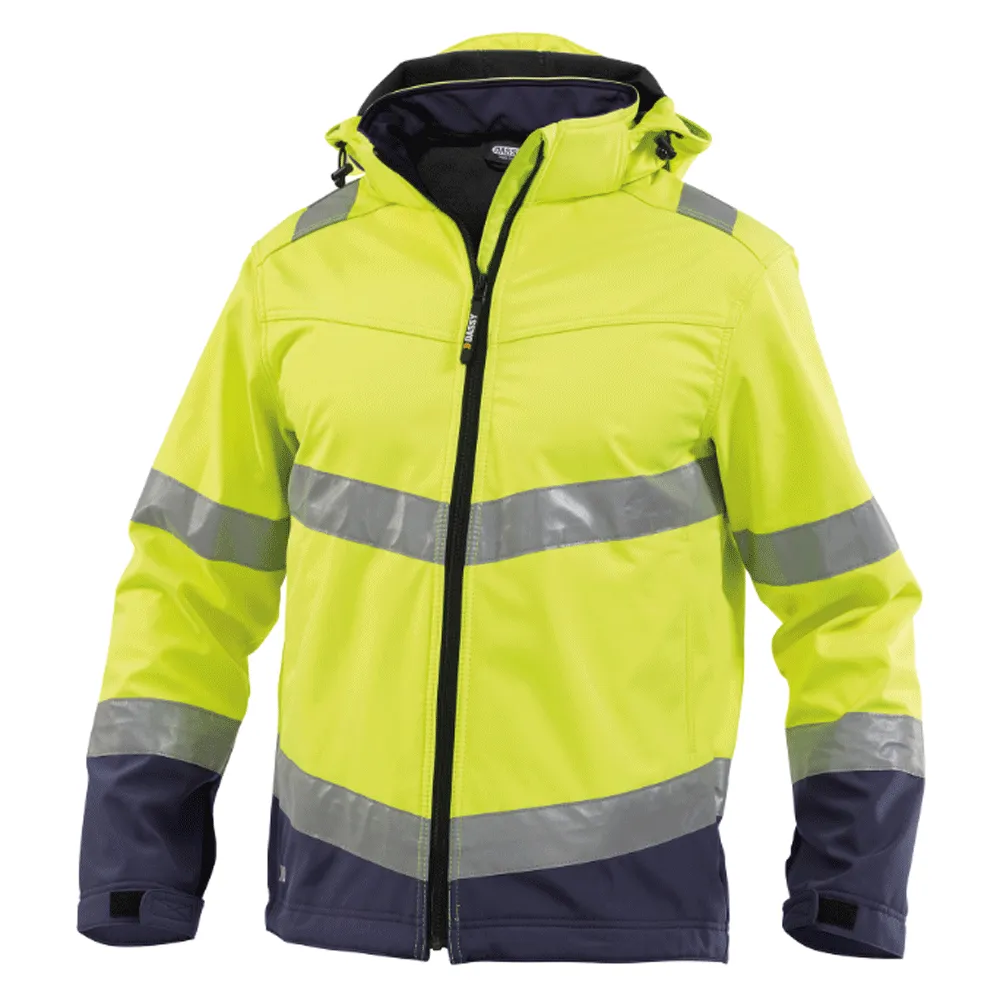 DASSY Malaga 300329 Hi-Vis Softshell Work Jacket Various Colours