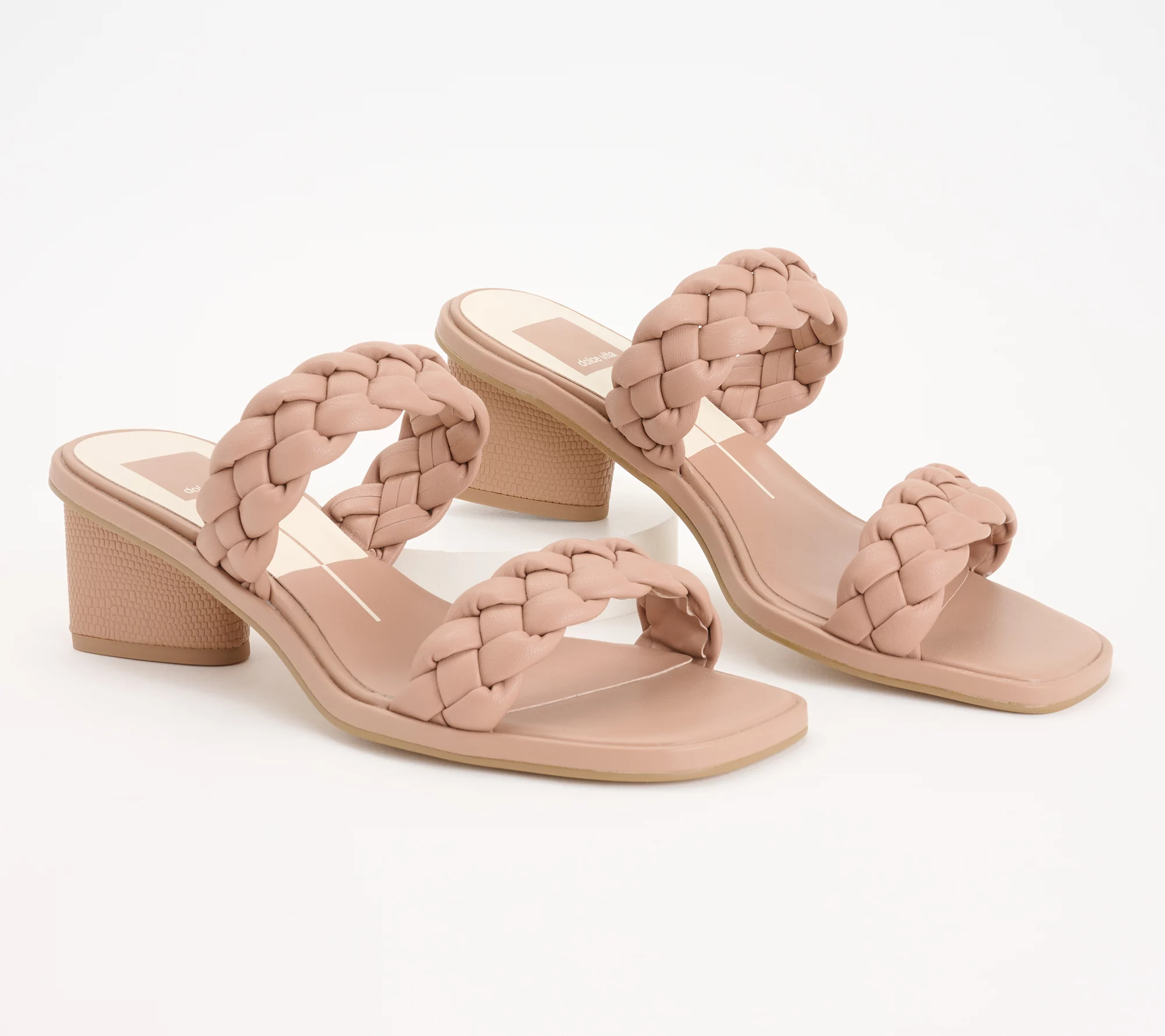 Dolce Vita Braided Mid Heeled Sandals - Ronin