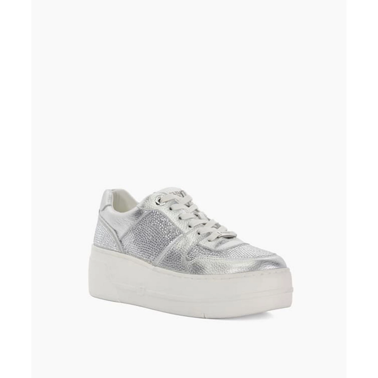 DUNE LONDON Evangelyn 2 Platform Trainers - Metallic