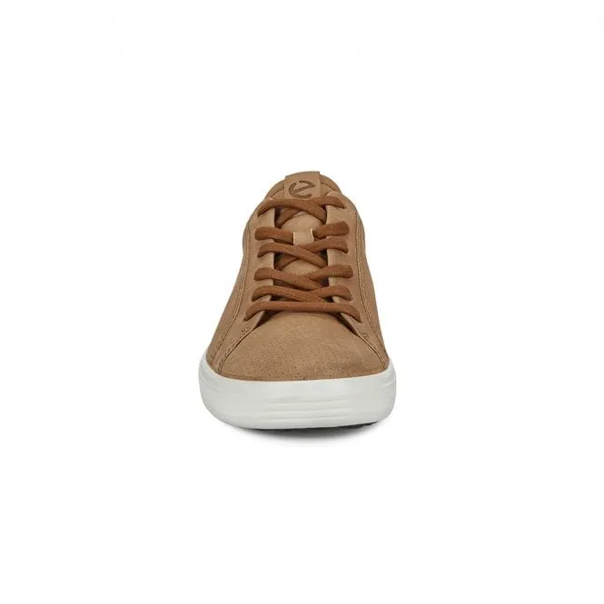 Ecco  Mens Soft 7 M Camel Lace Up Trainers 470264-02034