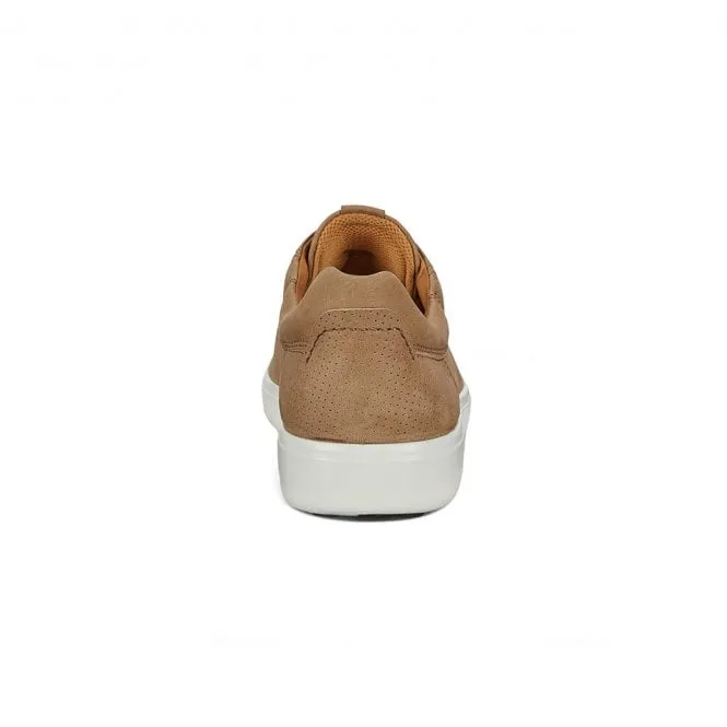 Ecco  Mens Soft 7 M Camel Lace Up Trainers 470264-02034