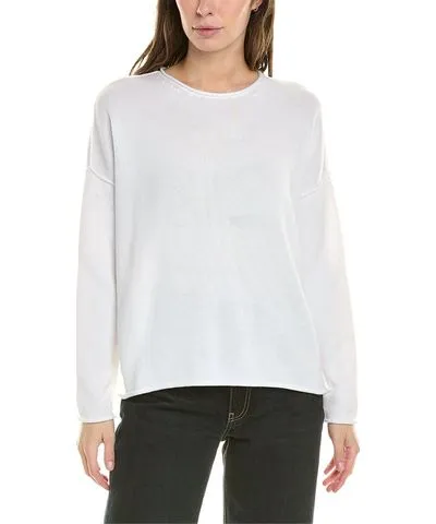 Eileen Fisher Petite Boxy Pullover