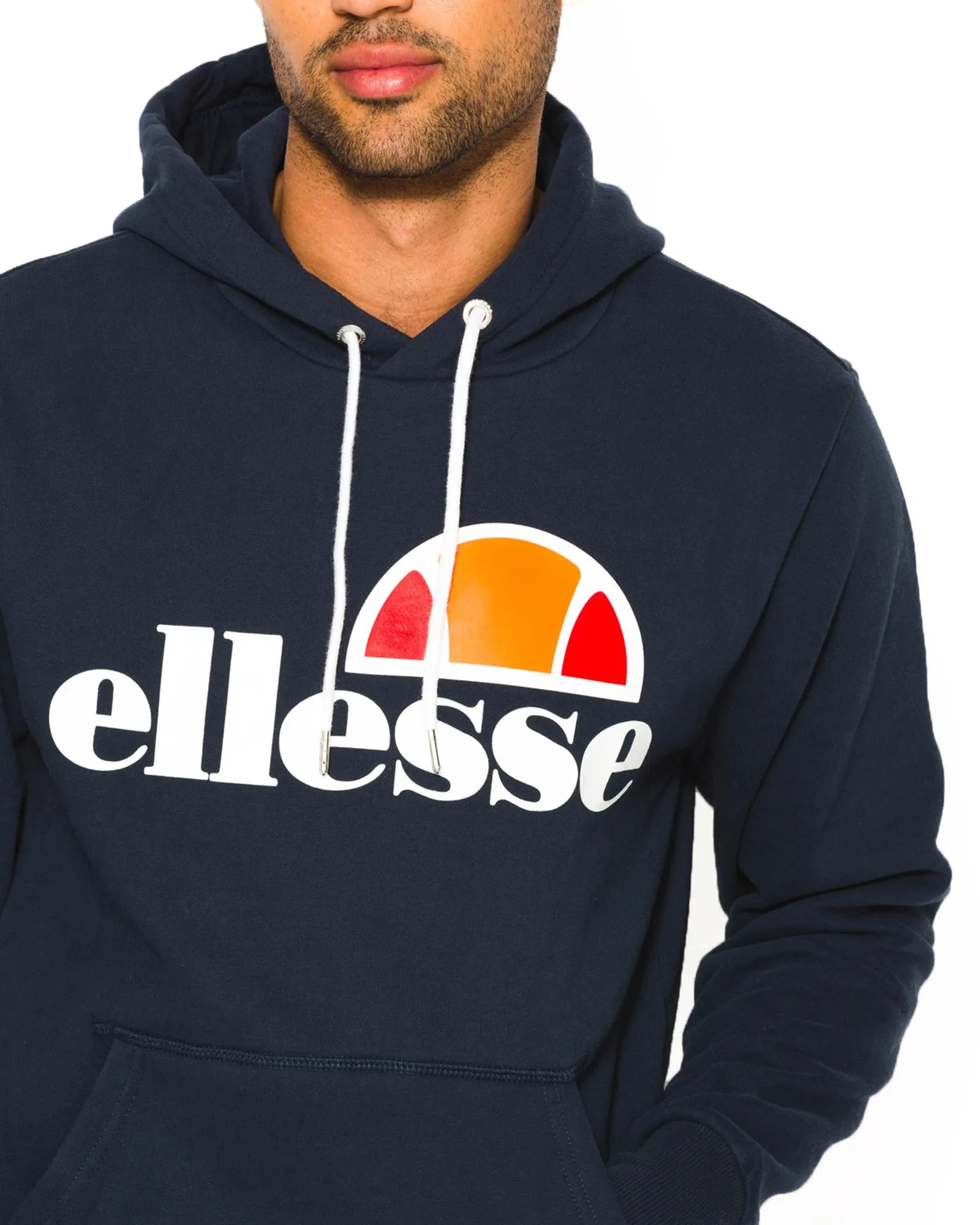 Ellesse Gottero Logo Overhead Hoodie Dress Blues